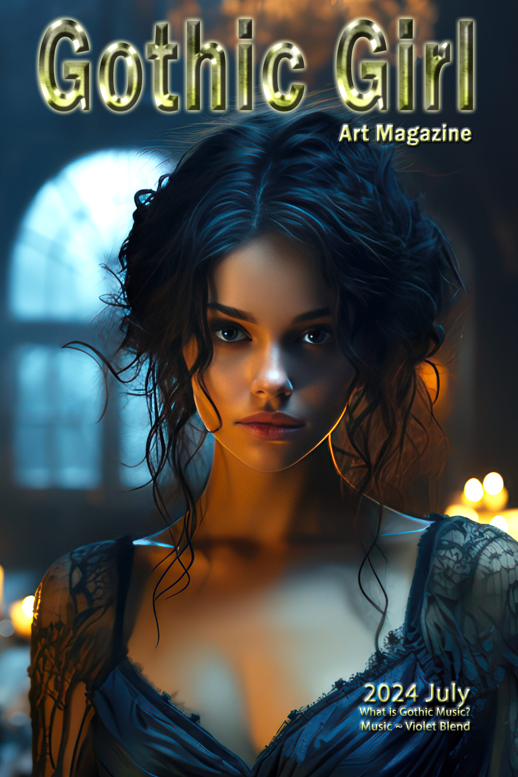 Gothic Girl Art Magazine Mia